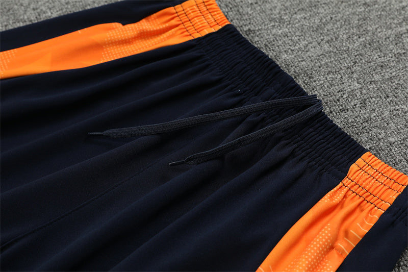 Conjunto Treino Real Madrid 24/25 - Branco e laranja