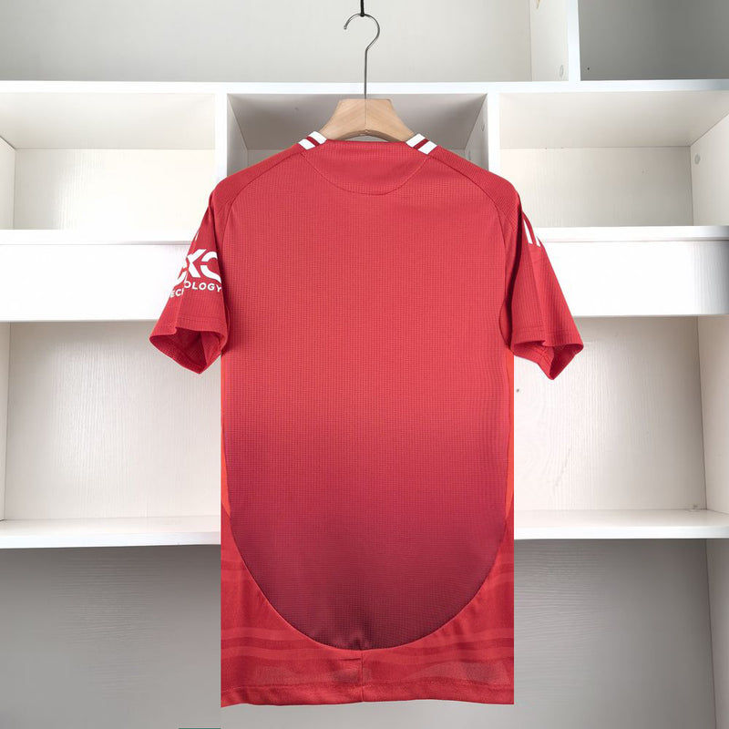 Camisa Manchester United Titular 24/25 - Versão Jogador - Lançamento