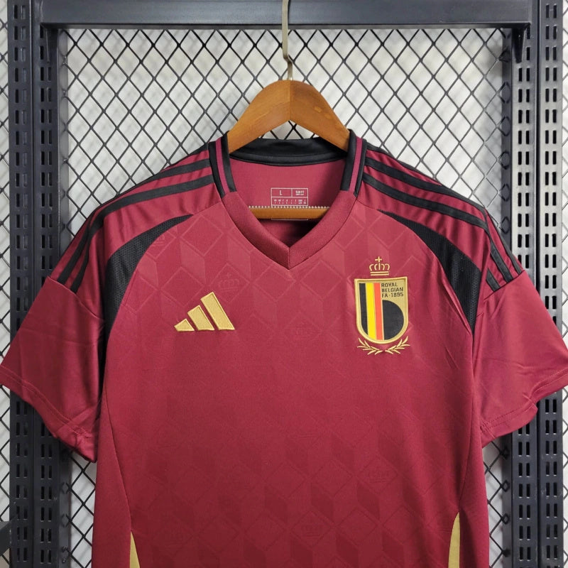 Camisa Bélgica Titular 24/25 - Versão Torcedor - Lançamento