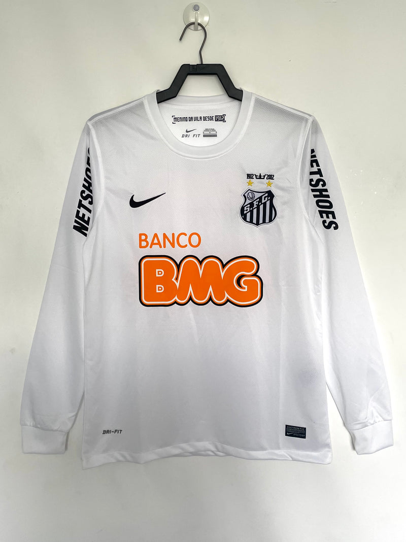 Camisa Santos Titular 12/13 - Versão Retro Manga Longa