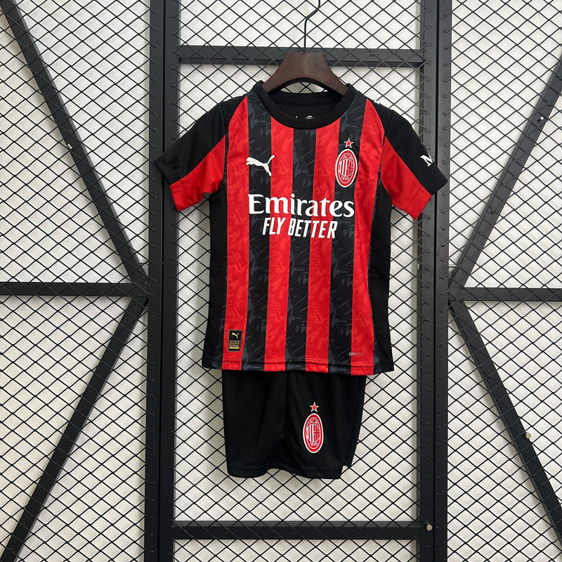 Kit Infantil Milan Titular 25/26 - Lançamento