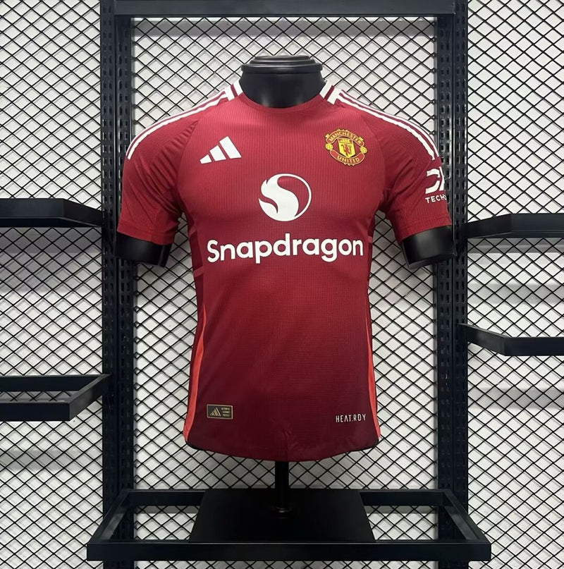 Camisa Manchester United Titular 24/25 - Versão Jogador - Lançamento
