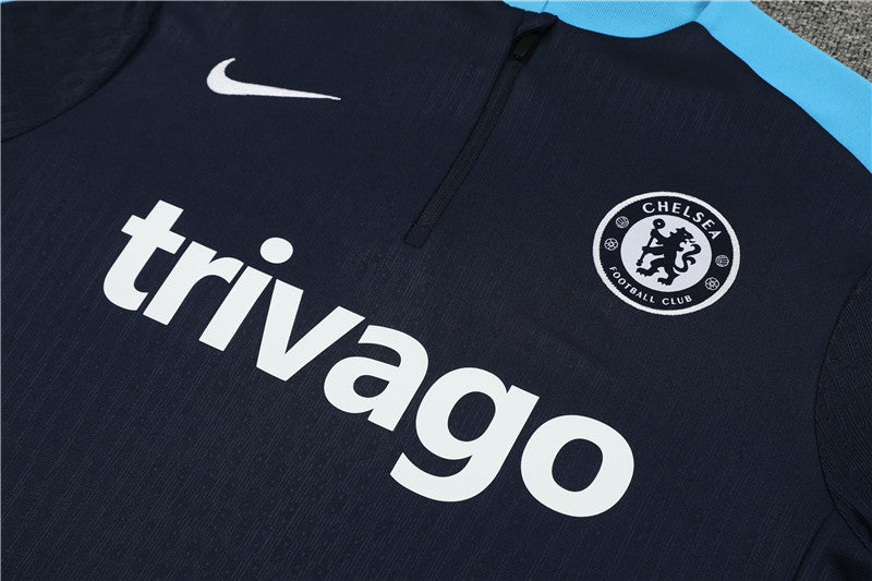 Conjunto Treino Chelsea 24/25 - Versão Jogador - Azul marinho