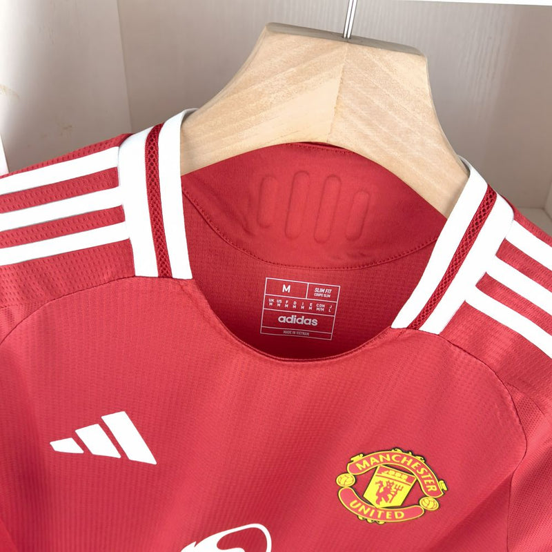 Camisa Manchester United Titular 24/25 - Versão Jogador - Lançamento