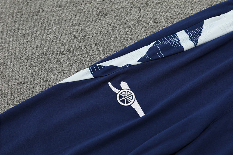Conjunto Treino Arsenal 24/25 - Vermelho, branco e azul