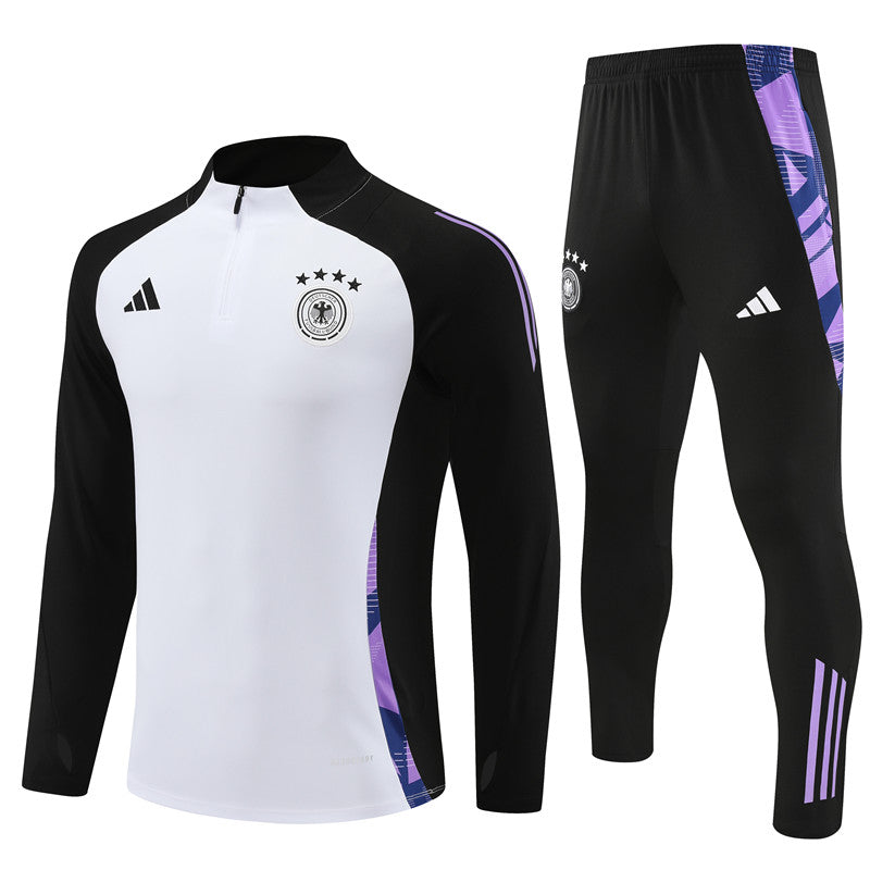 Conjunto Treino Alemanha 24/25 - Branco e preto