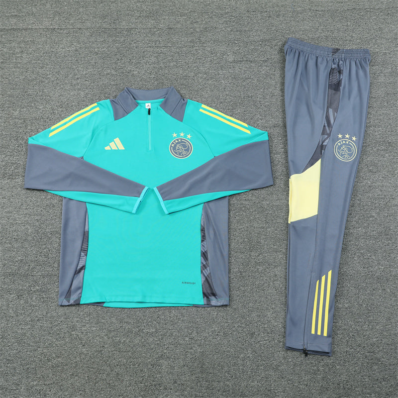 Conjunto Treino Ajax 24/25 - Azul claro e cinza