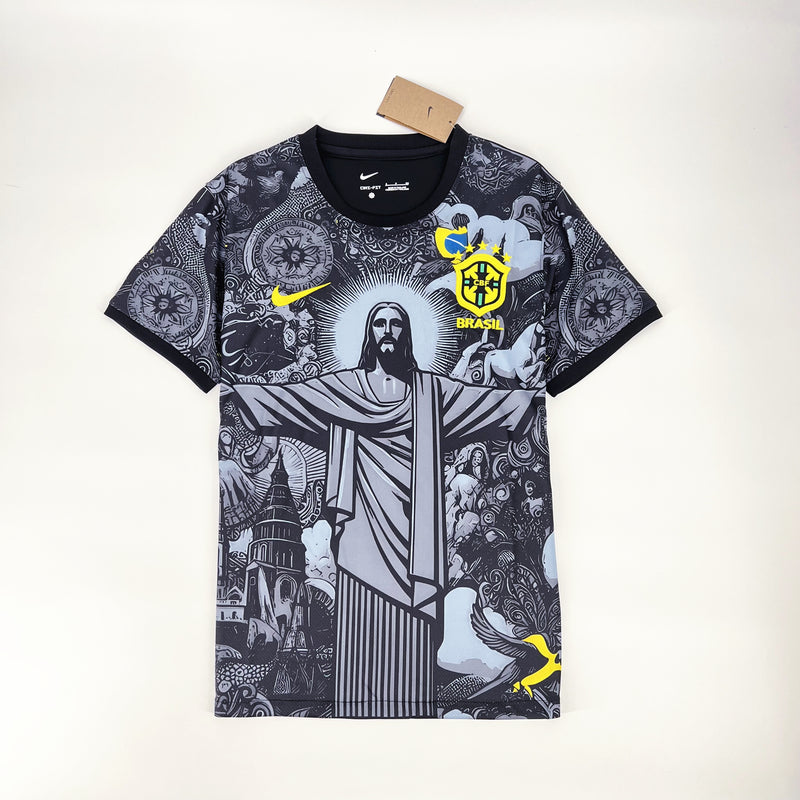 Camisa Brasil Cristo Redentor - Torcedor Masculina