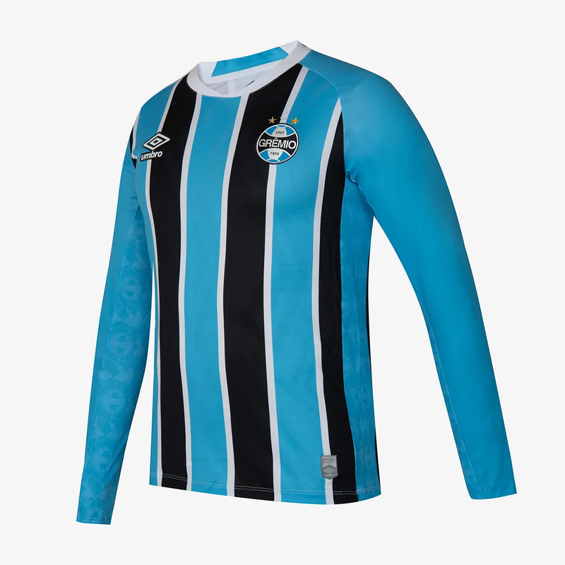 Camisa Grêmio Titular 25/26 Manga Longa - Torcedor - Lançamento