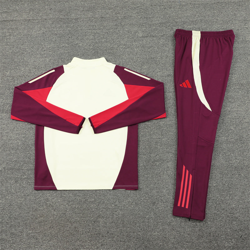 Conjunto Treino Bayern de Munique 24/25 - Branco e bordo