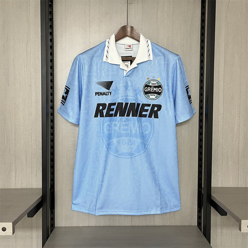 Camisa Grêmio Celeste 1995/96 - Versão Retro