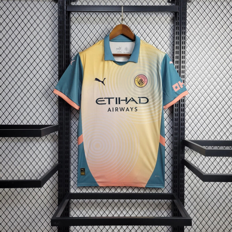 Camisa Manchester City "Definitely City" 24/25 - Torcedor Masculina - Lançamento