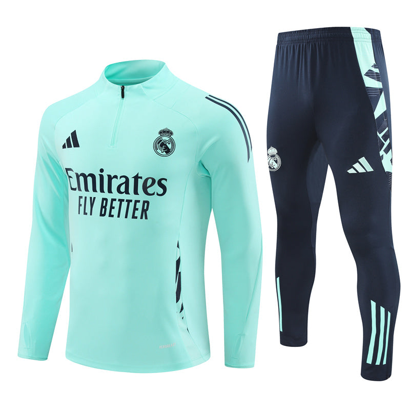 Conjunto Treino Real Madrid 24/25 - Azul claro