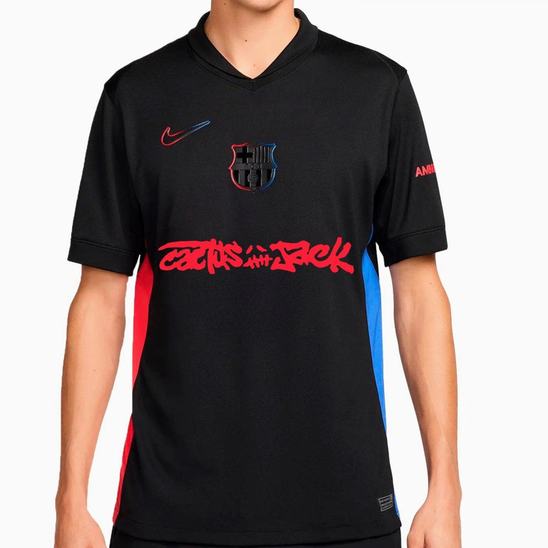 Camisa Barcelona Reserva x "Travis Scott" - Torcedor Masculina - Lançamento