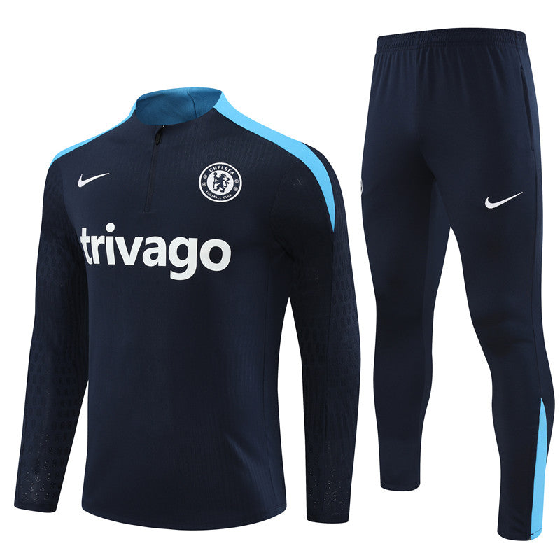 Conjunto Treino Chelsea 24/25 - Versão Jogador - Azul marinho