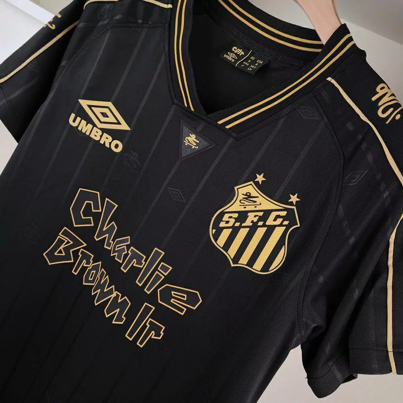 Camisa Santos x Charlie Brown JR 2024 - Versão Simples - Lançamento