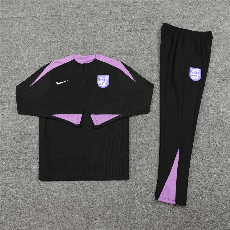 Conjunto Treino Inglaterra 24/25 - Versão Jogador - Preto