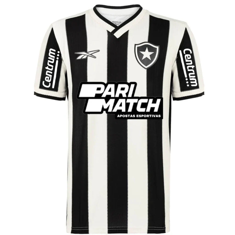 Camisa Botafogo Titular 24/25 com Patrocínios - Torcedor Masculina