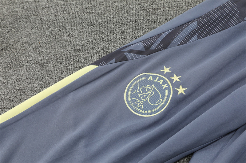 Conjunto Treino Ajax 24/25 - Azul claro e cinza