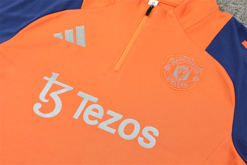 Conjunto Treino Manchester United 24/25 - Laranja