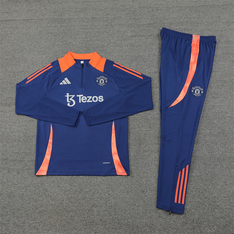 Conjunto Treino Manchester United 24/25 - Azul