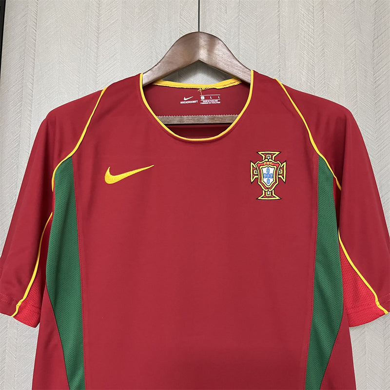 Camisa Portugal Titular 2002 - Versão Retro