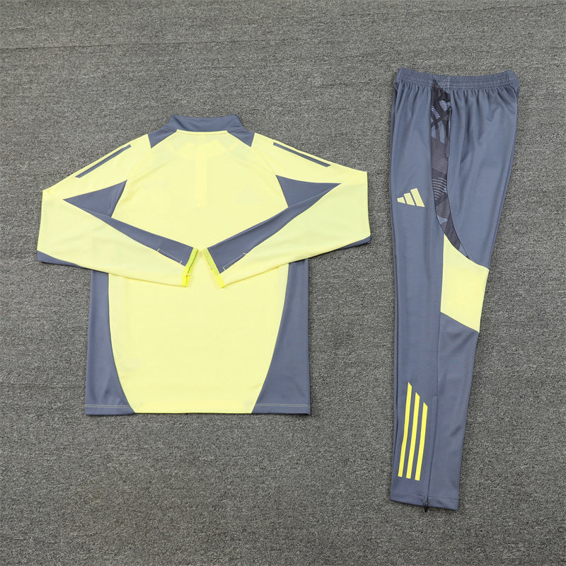 Conjunto Treino Ajax 24/25 - Amarelo claro e cinza