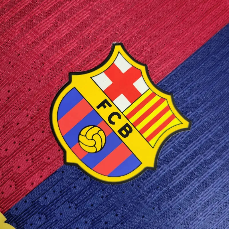 Camisa Barcelona Titular 24/25 - Versão jogador - Lançamento
