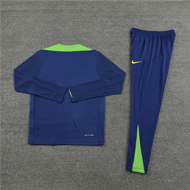 Conjunto Treino Brasil 24/25 - Versão Jogador - Azul marinho
