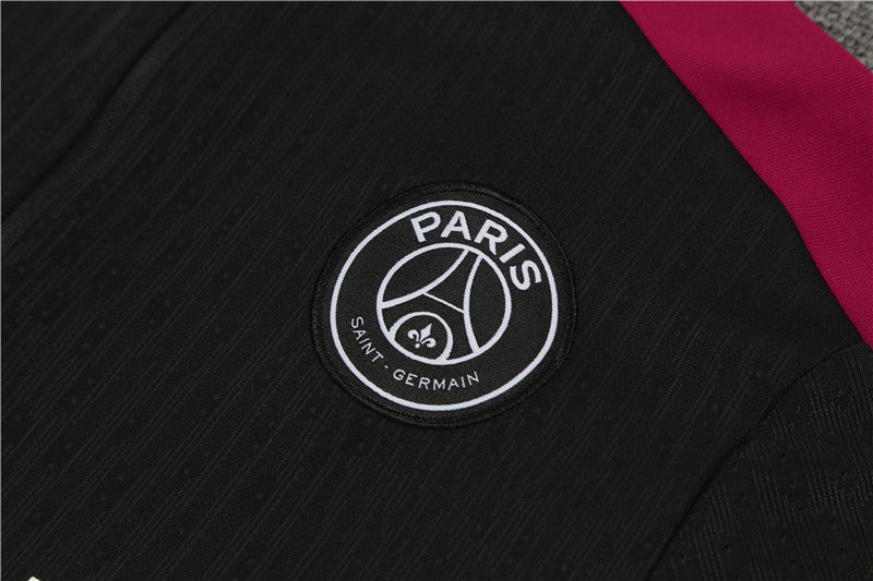 Conjunto Treino PSG 24/25 - Versão Jogador - Preto e bordo