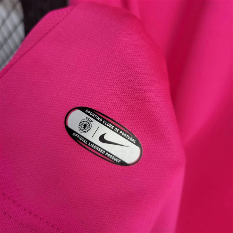 Camisa Sporting Outubro Rosa 24/25 - Versão Torcedor - Lançamento