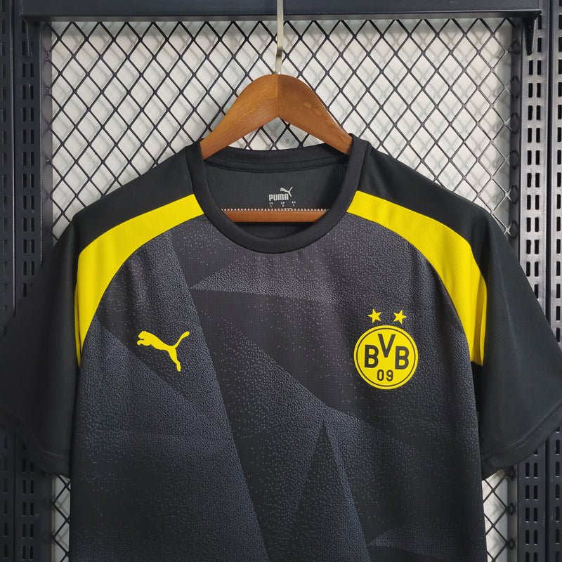 Camisa Borussia Dortmund Pré-jogo 23/24 - Versão Torcedor