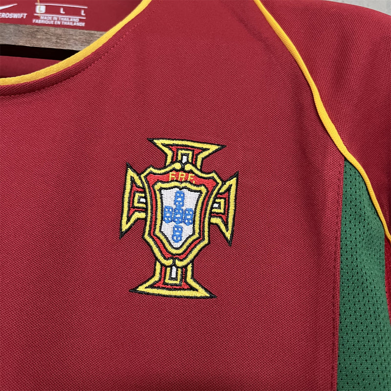 Camisa Portugal Titular 2002 - Versão Retro